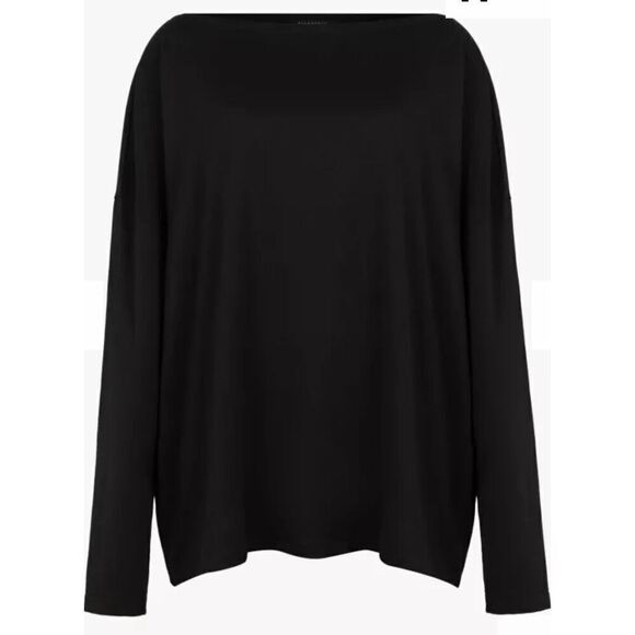 AllSaints Rita T-Shirt in Black NWT Size Medium - Picture 5 of 9